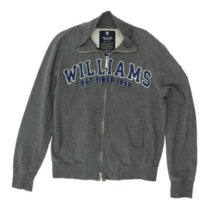 Williams Wilson Mens Grey Full Zip Sweat Top | Italian Sportswear Jacket VTG - Picture 1 of 2