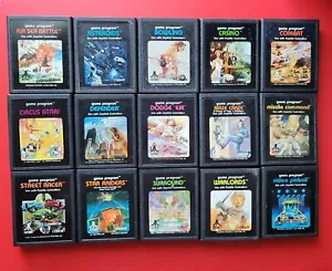 Asteroids Combat Defender Pinball More Atari 2600 7800 Lot 15 Game Program Games - Picture 1 of 11