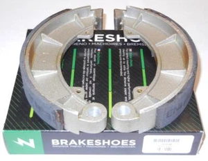 1969-1976 Moto Guzzi Nuovo Falcone 500 rear drum brake shoes from Italy GF0181 - Bild 1 von 1