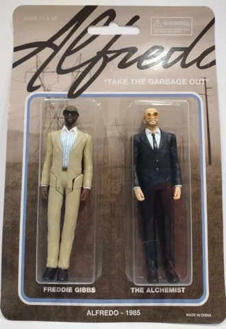 NEW ALFREDO 6" ACTION FIGURE SET Custom Freddie Gibbs The Alchemist Light Damage Cover