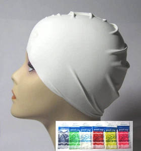 CHOOSE QUANTITY--"AQUA PRO" SOFT LATEX SWIMCAP POOL CAP PC1235 - Picture 1 of 9