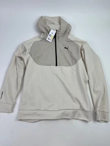 Puma Pumatech Quarter Zip Hoodie Herren weiß Alpin Schnee Freizeit sportlich 68729087 - Bild 1 von 6