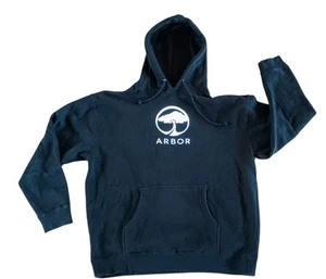 Arbor Collective Icon Hoodie Pullover Sweatshirt Mens XL Black New - Picture 1 of 5