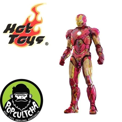 Iron Man 2 - Iron Man Mark IV (Fractal Armor) 1/6th Scale Hot Toys Action Figure - image 1 of 4
