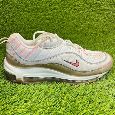 Nike Air Max 98 Orewood Brown Womens Size 8.5 White Running Shoes Sneakers - Image 1 of 4