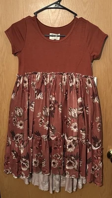 Vestido Lorelei para niña Mia Joy Joyfilm nuevo con etiquetas floral canela talla 10 Foto 1 de 3