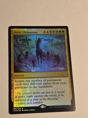 Eerie Ultimatum FOIL Promo X1 IKO Ikoria 184/274 R MTG - Image 1 of 2