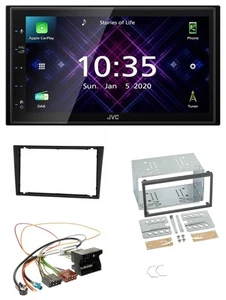 JVC DAB 2DIN MP3 Bluetooth USB Autoradio für Opel Corsa C Signum Vectra B ab 200 - Bild 1 von 11
