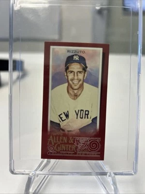 2020 Topps Allen and Ginter X Mini Red #308 Phil Rizzuto 3/5 - Image 1 of 2