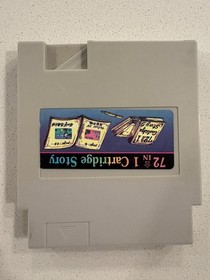 72 in 1 Cartridge Story - NINTENDO NES - Game Cart