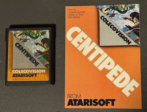 Centipede (Colecovision, 1983) Cart & Manual Atarisoft Coleco - Bild 1 von 2