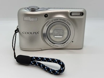 Nikon Coolpix L30 20.1MP 5x Opt. Zoom Digital Camera Silver From Japan / Exc+++ - Image 1 of 4