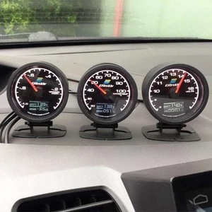 GReddy STYLE JDM Car Boost/Oil/Water/Rpm Gauge 62mm 7LED Colours Universal Turbo - Picture 1 of 12