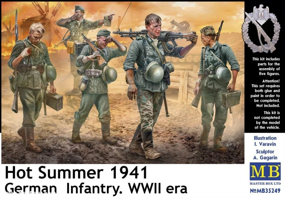 Masterbox 35249 1:35th scale Hot Summer 1941, German Infantry, WW 2 era - Image 1 of 1