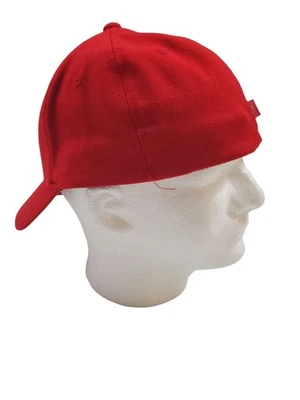 Boné de beisebol Kangol lã ajuste flexível logotipo vermelho preto canguru hip hop G/XL - Imagem 1 de 4