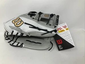 Wilson 2022 A2000 11.75 Infield Fastpitch Softball Glove, Gray, Right Hand Throw - Picture 1 of 6