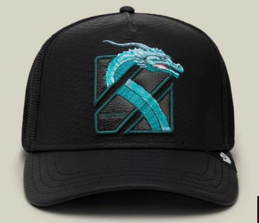 Nuevo con etiquetas Goorin Farm Friday Trucker “Más raro que raro” Dragón mítico RARO Nuevo sombrero a presión Foto 1 de 4