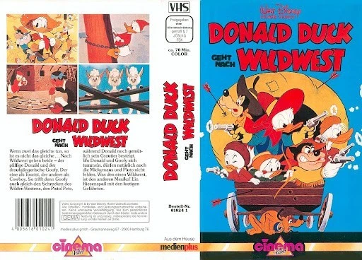 Disney-Donald Duck geht nach Wild West  VHS Video, Rarität - Bild 1 von 1