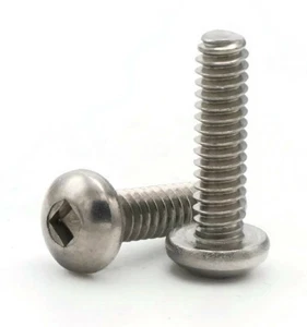 #10-24 | 18-8 Stainless Steel Square Drive Pan Head Machine Screw-Select Length - Picture 1 of 3