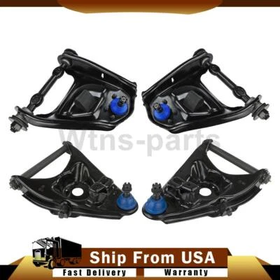 Front Upper Lower Complete Control Arm 4x For Chevrolet C20 Suburban 1984-1986 - Image 1 of 4