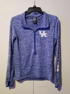 Victoria Secret PINK Kentucky Wildcats Half-zip shirt size MEDIUM - Picture 1 of 11