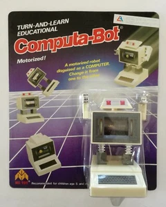 Robot computa-bot trasformabile in computer al-es mc Toy anni 70/80 - Foto 1 di 2
