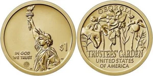 2019 D,P One Dollar American Innovation Innovators Georgia U.S. Mint Coins - Picture 1 of 1