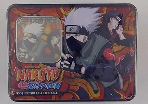 Naruto CCG - SERIES 7 UNTOUCHABLE TIN B KAKASHI & ITACHI 2 OF 3 SEALED - Picture 1 of 6