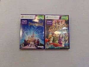 Kinect Adventures! & Disneyland - Xbox 360 - EUC Discs - w/ Case, & Manual - Picture 1 of 1