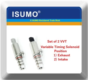 2 Variable Valve Timing Solenoid Intake & Exhaust Side Fits: General Motors Cars - Picture 1 of 6