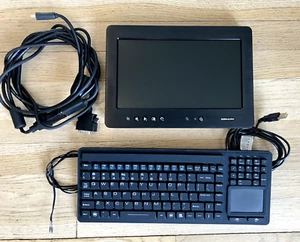 Xenarc 1022YH 10" Sunlight Readable LCD Monitor with Solidtek Keyboard - Imagen 1 de 4