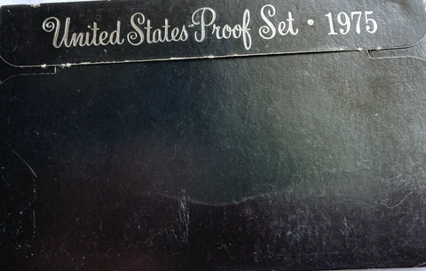 US Coins 1975 Proof Set in  Original Packaging Cover