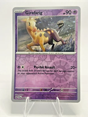 Girafarig 066/162 Sv05: Temporal Forces Reverse Holo - Image 1 of 2