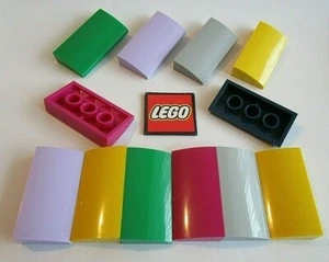 LEGO gebogene Neigung 2x4 x2/3 nietenlose geneigte Fliesen (4er-Pack) Design 88930 - Bild 1 von 14