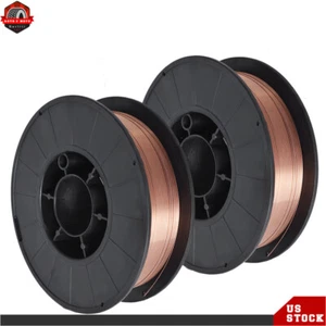11-lb Roll 2Pack ER70S-6 .030" (0.8mm) Mild Steel MIG Welding Wire - Picture 1 of 12