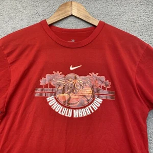 Camisa Nike Team XS Roja Dri Fit Honolulu Maratón Y2K Natación Paseo Correr Swoosh - Imagen 1 de 11