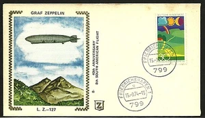 1974 V.F. FDC Colorano Silk Cachet History Aviation & The Graf Zeppelin 8th SAF - Picture 1 of 1
