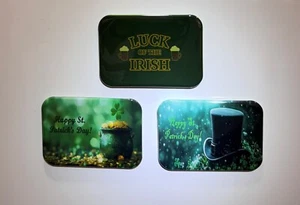 St. Patrick's Day Kühlschrankmagnete Luck of the Irish Pot O Gold Glücksklee - Bild 1 von 8