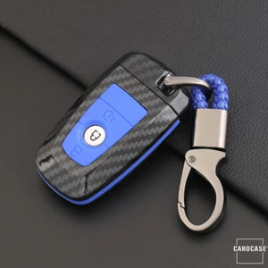 Hartschalen Etui Cover für Ford Schlüssel schwarz/blau - Bild 1 von 1