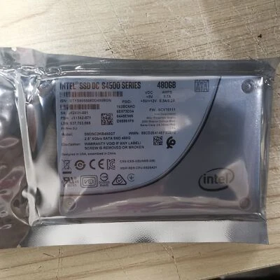 Intel SSD DC S4500 Series 480GB SSDSC2KB480G7 2.5" 6Gb/s SATA SSD - Image 1 of 2