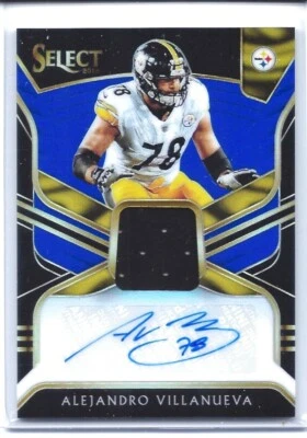 Alejandro Villanueva 2018 Select Jersey Autograph #MP-AV 20/35 - Image 1 of 2