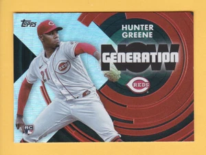 Tarjeta de novato 2022 Topps Update Series #GN-64 HUNTER GREENE RC generación ahora - Imagen 1 de 2