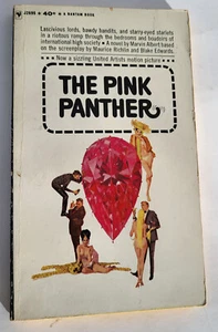 VINTAGE PB DER ROSA PANTHER MARVIN ALBERT FILMKRAWATTE 1964 1. DRUCK RASSISCHE KUNST - Bild 1 von 3