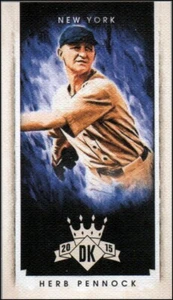 Diamond Kings DK Minis #63 2015 hierba Pennock - casi nuevo-como nuevo - Imagen 1 de 2