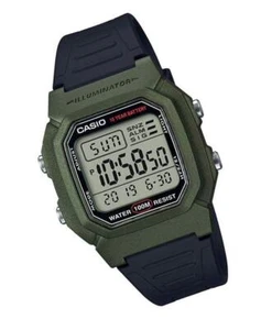 Casio Men's W-800HM-3AVCF Classic Digital Display Quartz Black Watch - Picture 1 of 3