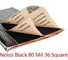 Noico Black 80 Mil 36 Square Feet Car Sound Deadening Butyl Automotive Deadener