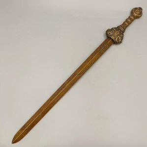 Double tiger head Eight Trigram seven star sword bronze sword - Picture 1 of 8