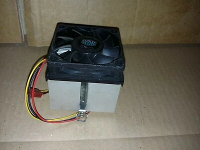 DISSIPATORE E VENTOLA COOLERMASTER PER SOCKET 754 retrocomputer vintage ok - Immagine 1 di 4