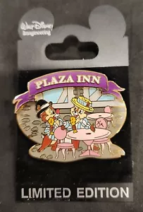 Disney pin 70565 WDI Chip 'n Dale Dining Plaza Inn eating drumsticks LE 300 - Picture 1 of 3