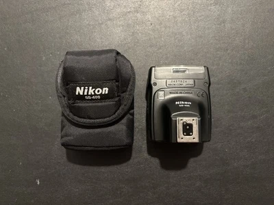 Nikon Speedlight SB-400 Shoe Mount Flash From JAPAN w/ Case Parts / Repair As Is - Image 1 of 4